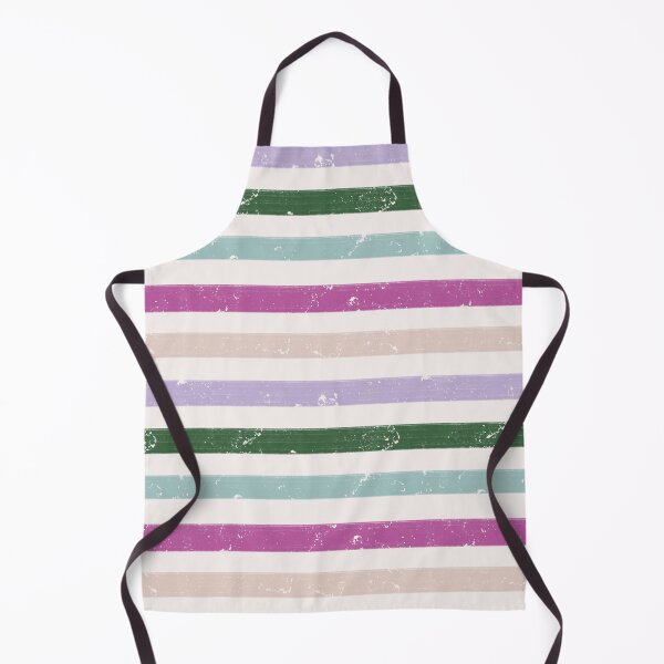 Item preview, Hand drawn textured horizontal spring stripes designed and sold by TinyFlowerArt.