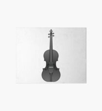 Violin Black Art Board