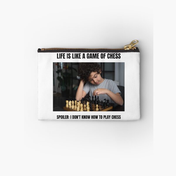 Item preview, Life is like a game of chess meme designed and sold by Retr0Tshirts.