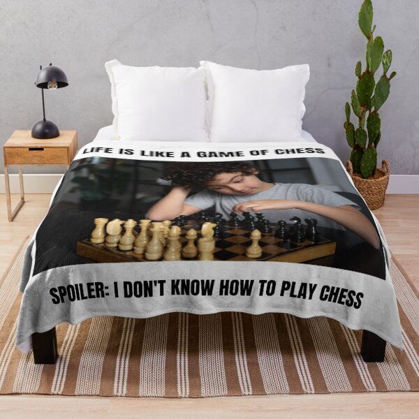 Item preview, Life is like a game of chess meme designed and sold by Retr0Tshirts.