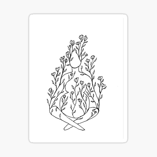 Motherhood blooming Sticker