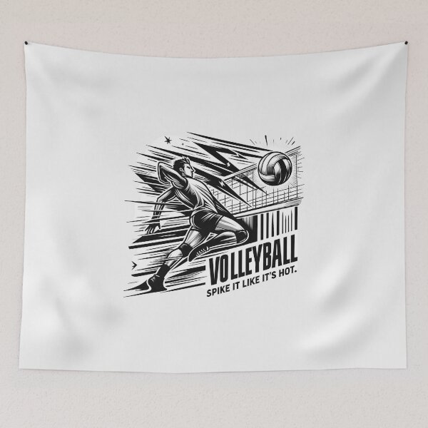Item preview, Volleyball - Spike it like it's hot designed and sold by Bratak.