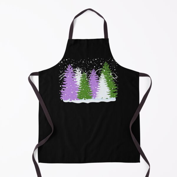 Item preview, Subtle Genderqueer Christmas Tree Forest Gnc Pride Flag Aesthetic Winter Theme designed and sold by ontrendshirts.