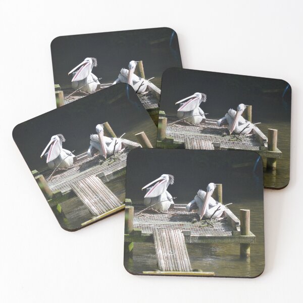 Item preview, Pelicans at Birdland, Bourton on the Water designed and sold by images4design.