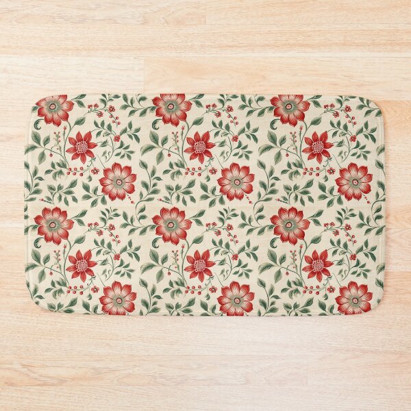 Item preview, Floral print fabric with green petals - 1930's House Wallpaper - Classic designed and sold by Paul-05.