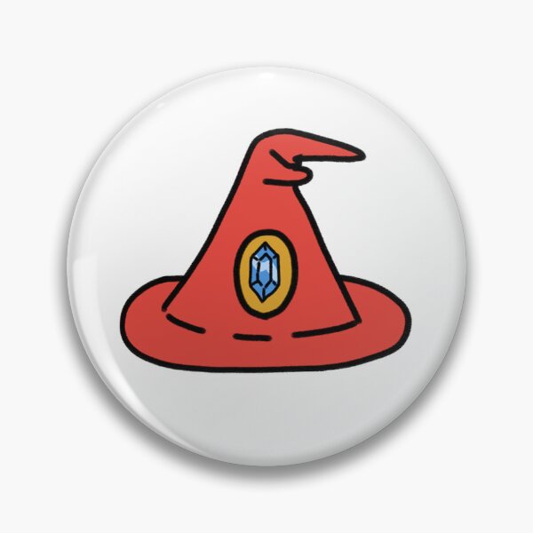 Item preview, Red Wizard Hat (with magic blue crystal) designed and sold by TideTCG.