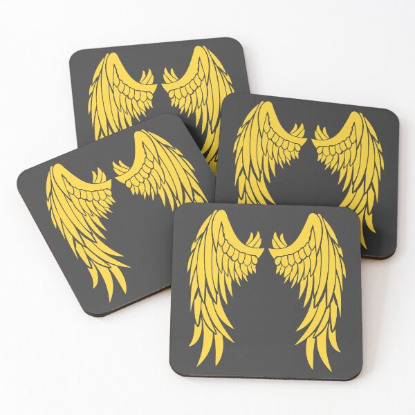 Item preview, Ethereal Essence: Elegant Yellow Angel Wings designed and sold by EvaAngel.