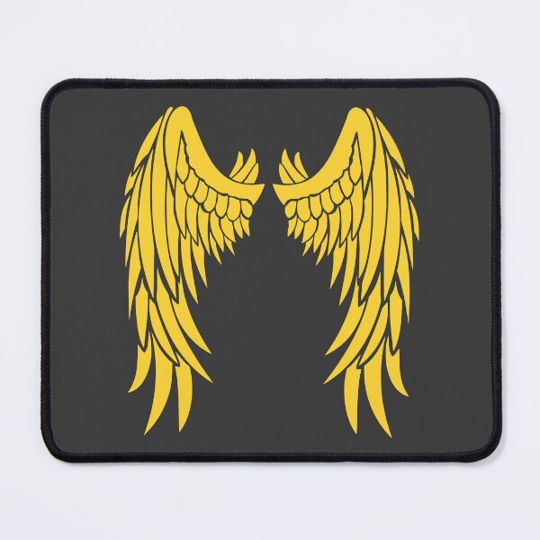 Item preview, Ethereal Essence: Elegant Yellow Angel Wings designed and sold by EvaAngel.