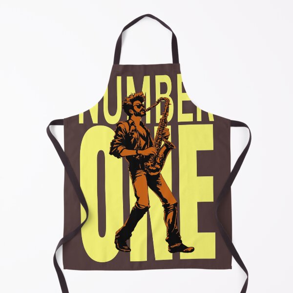 Item preview, Number One with Saxophone (mono yellow) designed and sold by BigCreation.