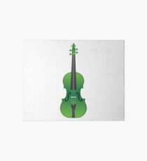 Violin Green Art Board