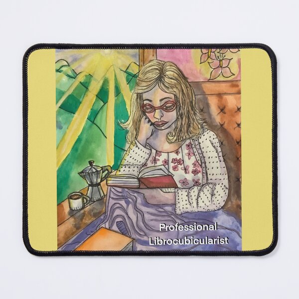 Item preview, Girl reading on bed on a sunny morning designed and sold by altairaleon.