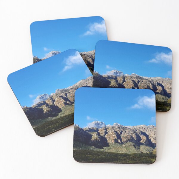 Item preview, Du Toitskloof Mountain range with a dusting of snow designed and sold by Blissfully-MK.