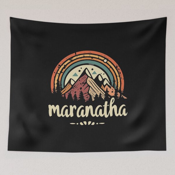 Item preview, Maranatha, Mountains Art designed and sold by Faithloveshop.