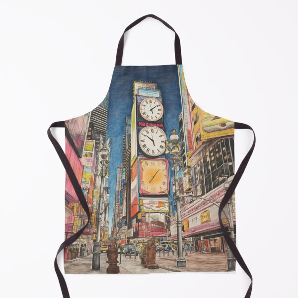 Item preview, A Vintage Travel Illustration of the Times Square in New York - US designed and sold by GoodOldVintage.