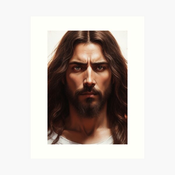 The holy face of Jesus Christ son of the living God Art Print