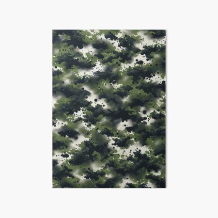Army Green Camo Camouflage Print | Art Board Print