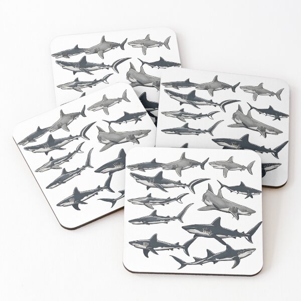Item preview, Minimalist Shark Ocean designed and sold by omryknn.