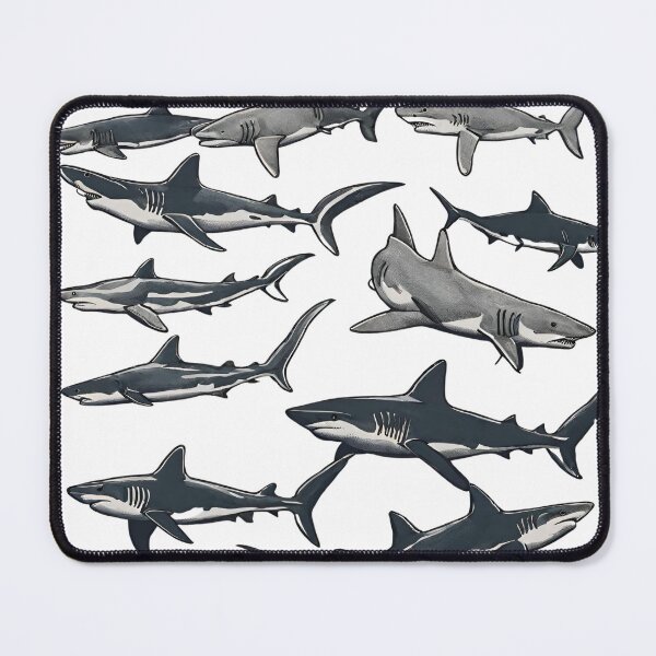 Item preview, Minimalist Shark Ocean designed and sold by omryknn.