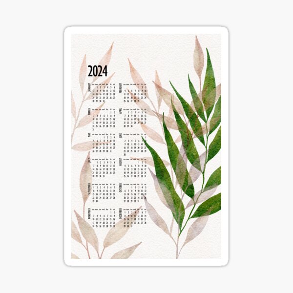 Wall Calendar 2024 Gifts & Merchandise for Sale