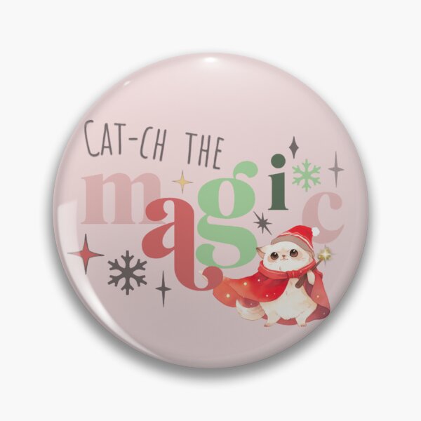 Item preview, Cat-ch the Magic, Santa Cat, Cat Witch designed and sold by Monsweetpea.