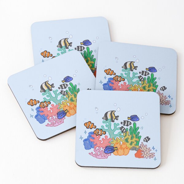 Item preview, Coral reef fish friends designed and sold by Ashleysnook.