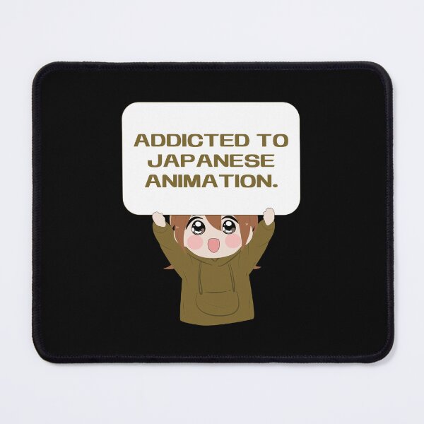 Item preview, addicted to Japanese animation - cute chibi character designed and sold by InkInspiratons.