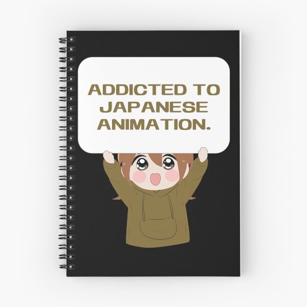 Item preview, addicted to Japanese animation - cute chibi character designed and sold by InkInspiratons.