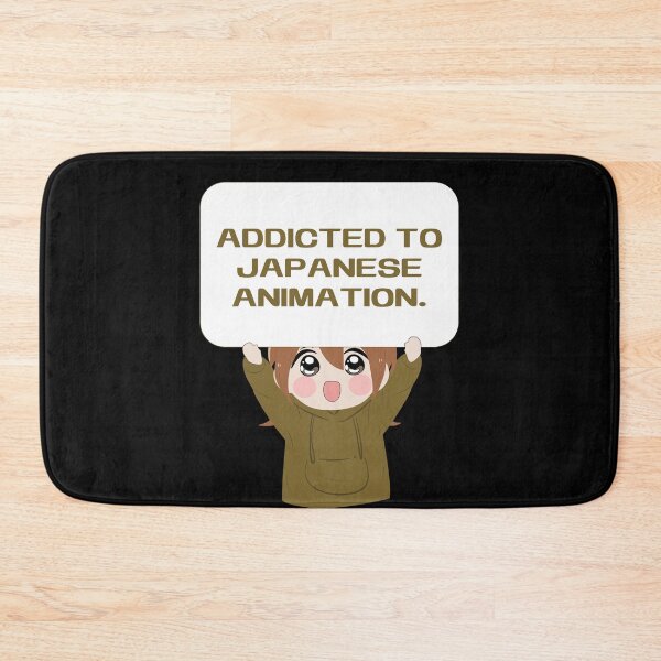 Item preview, addicted to Japanese animation - cute chibi character designed and sold by InkInspiratons.