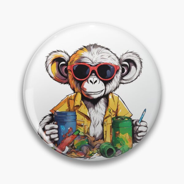 Item preview,  monkey artist designed and sold by HATIM Belamin.