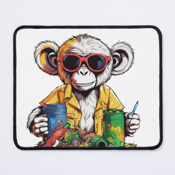 Item preview,  monkey artist designed and sold by HATIM Belamin.