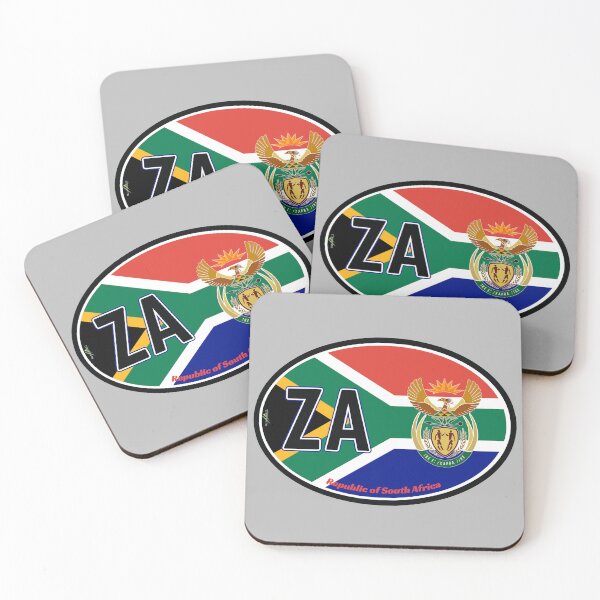 Item preview, SOUTH AFRICA South African Flag Vehicle ID Sticker T-Shirt 01 designed and sold by OuterShellUK.