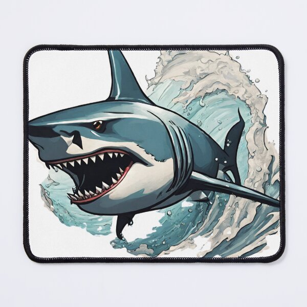 Item preview, The Great Hungry Shark designed and sold by omryknn.