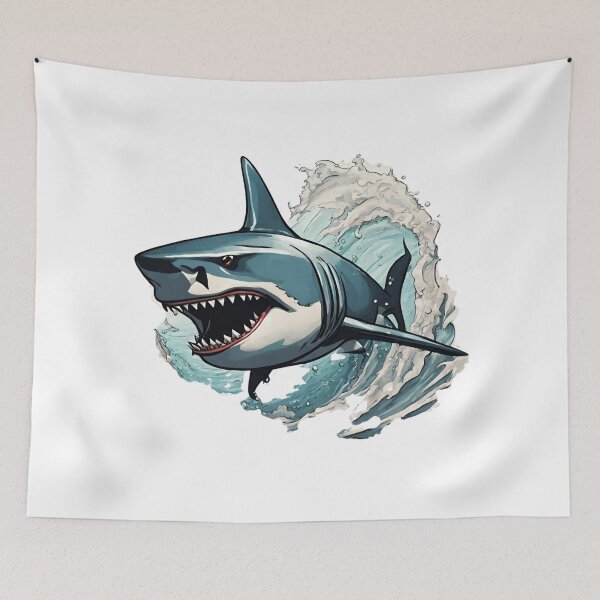 Item preview, The Great Hungry Shark designed and sold by omryknn.