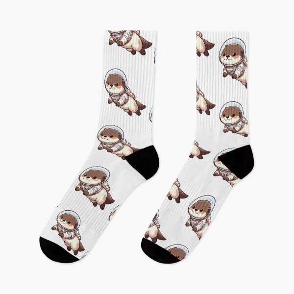 Item preview, Otter in Space designed and sold by QuickSticker.