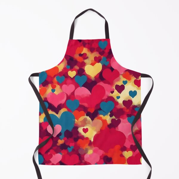 Item preview, Hearts - Repeating Pattern In Bold Contrasting Colors designed and sold by Jollys-ArtShop.