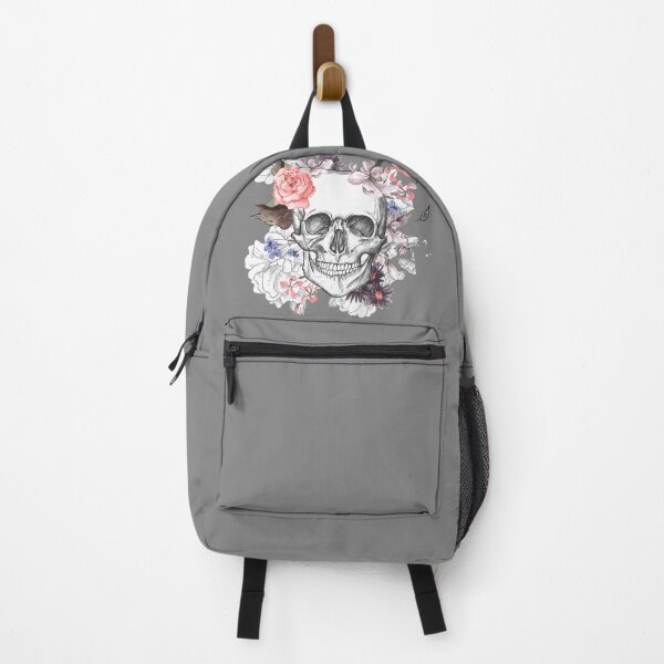 Item preview, Skull head with a flowers designed and sold by zorkaa1.