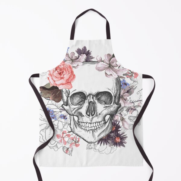 Item preview, Skull head with a flowers designed and sold by zorkaa1.