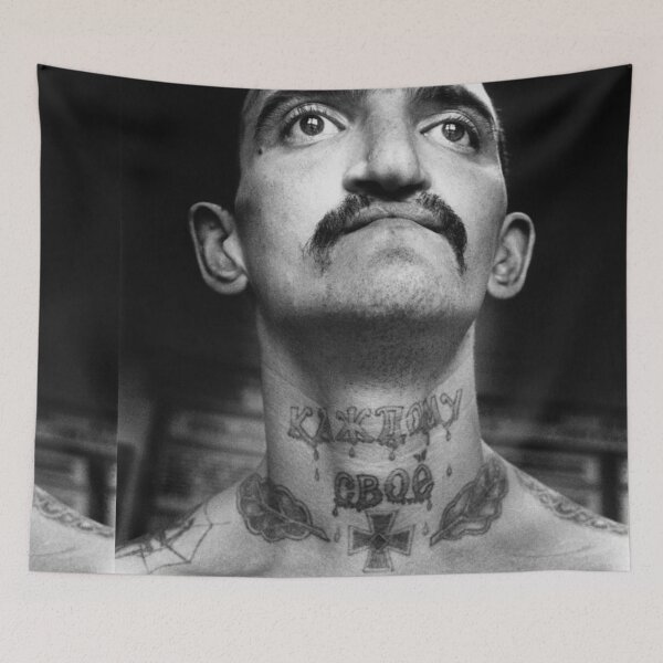 Item preview, vintage tattoo man Grand pather tattooed jail designed and sold by Coolstuff4you71.