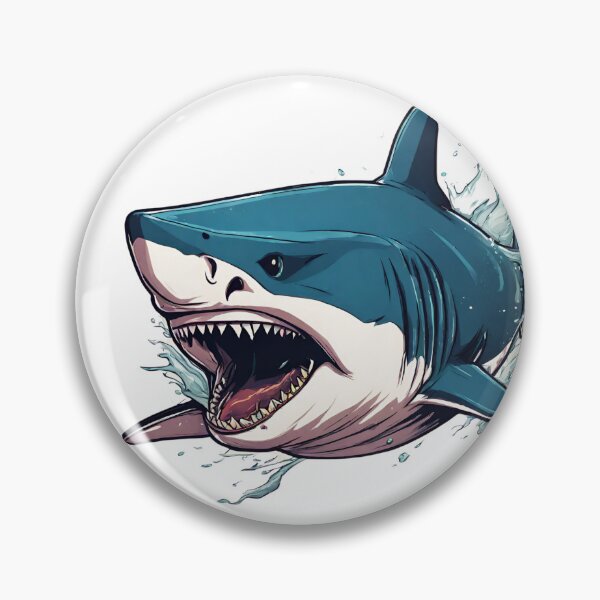 Item preview, The Great Blue Shark designed and sold by omryknn.