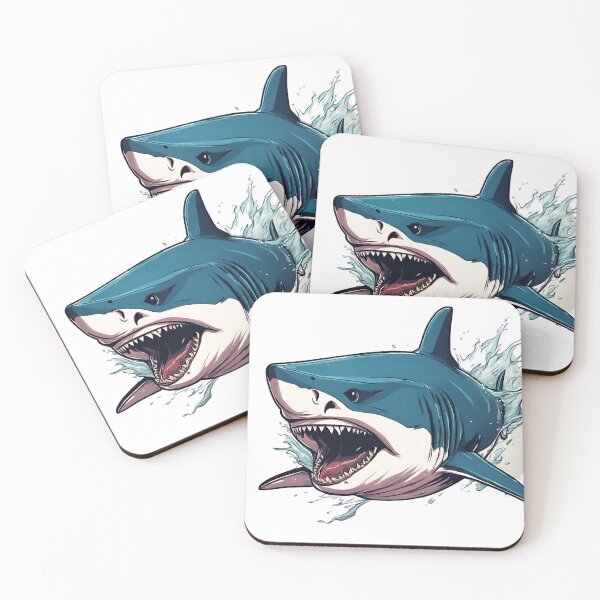 Item preview, The Great Blue Shark designed and sold by omryknn.