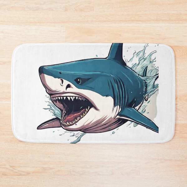 Item preview, The Great Blue Shark designed and sold by omryknn.