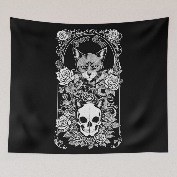 Item preview, Purr Evil - Goth Cat  designed and sold by SimonSay.