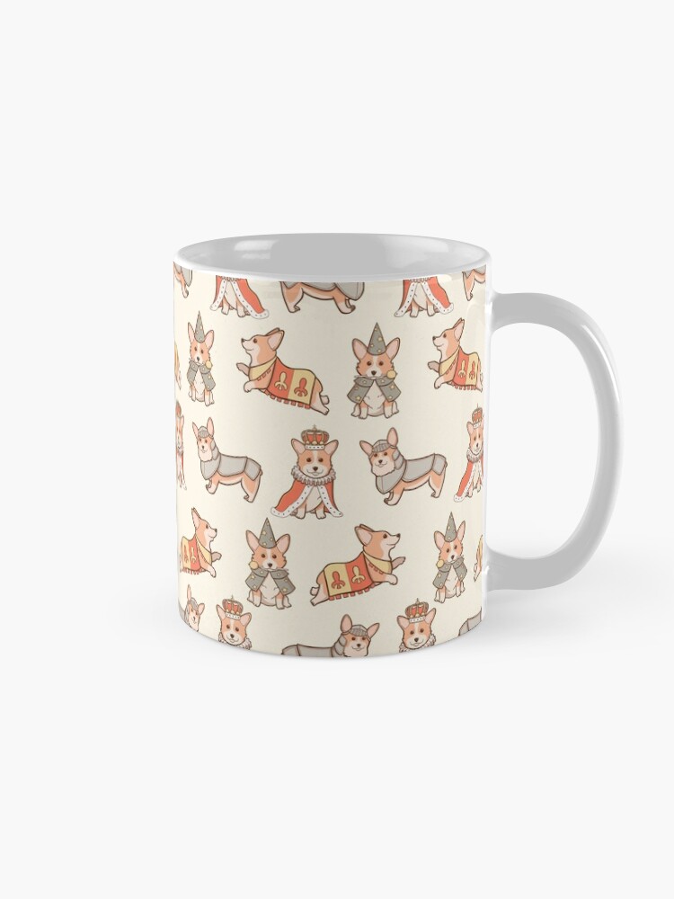 Alternate view of Medieval Fantasy Corgi Mug