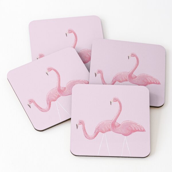 Item preview, Pink Flamingoes designed and sold by waitydraws.