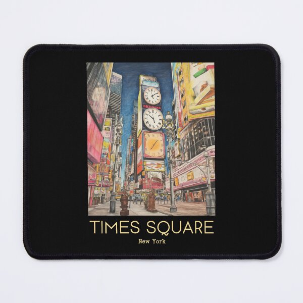 Item preview, A Vintage Travel Illustration of the Times Square in New York - US designed and sold by GoodOldVintage.