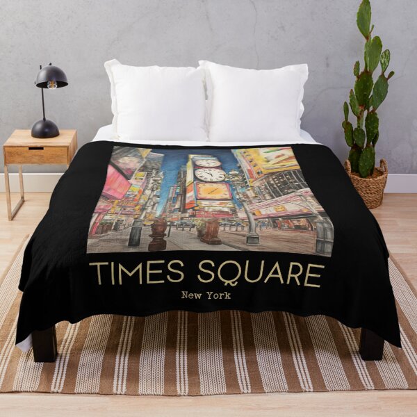 Item preview, A Vintage Travel Illustration of the Times Square in New York - US designed and sold by GoodOldVintage.