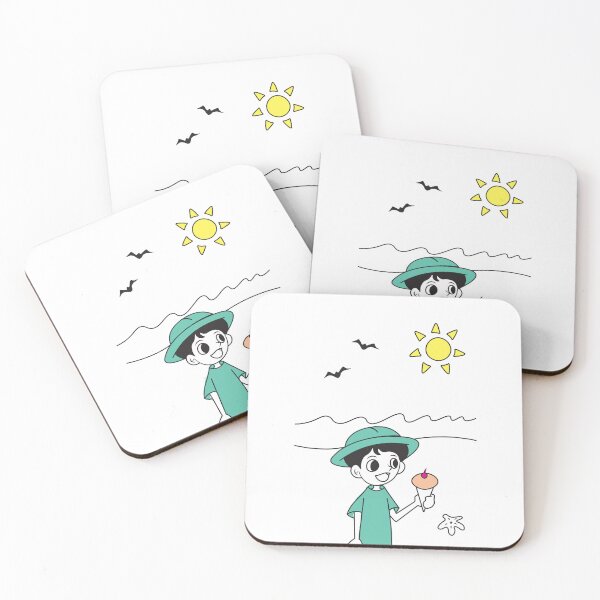 Item preview, Summer Beach Illustration designed and sold by Ruth's Unique Designs .