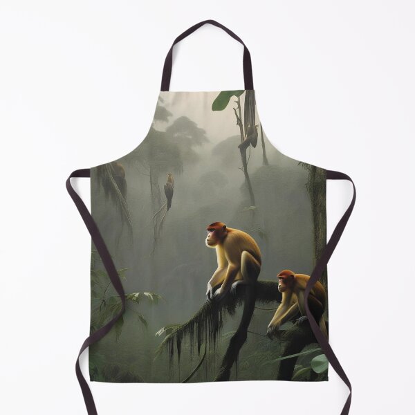 Item preview, Two monkeys in the rainforest designed and sold by Wilfried van Dokkumburg.