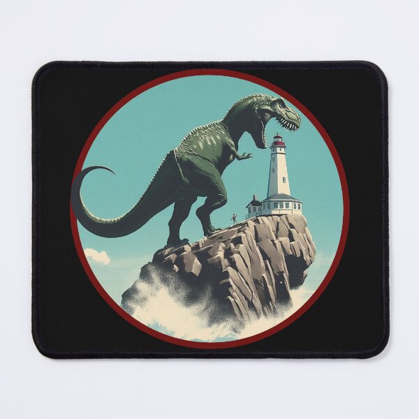 Item preview, Dinosaur and Lighthouse designed and sold by QuickSticker.