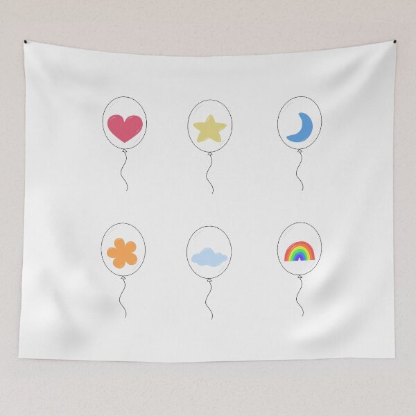 Item preview, Adorable Double Balloons Pastel Pack - Aesthetic birthday party decorations designed and sold by wonderxwander.